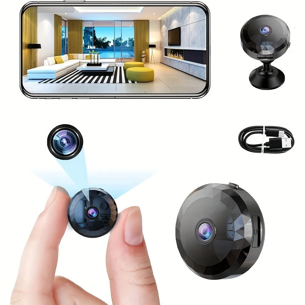 Compact WiFi Security Camera | Night Vision & Motion Detection | Wireless Home Security for Easy Monitoring 0