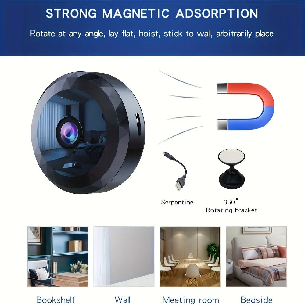 Compact WiFi Security Camera | Night Vision & Motion Detection | Wireless Home Security for Easy Monitoring 4