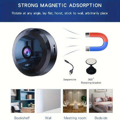 Compact WiFi Security Camera | Night Vision & Motion Detection | Wireless Home Security for Easy Monitoring 4