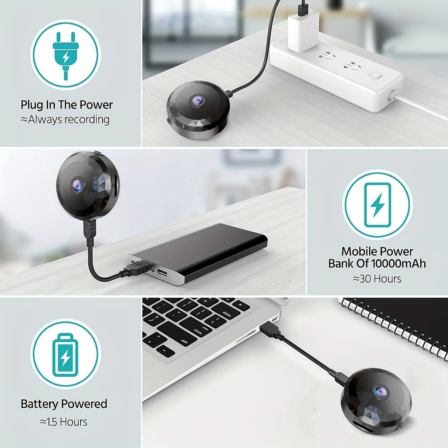Compact WiFi Security Camera | Night Vision & Motion Detection | Wireless Home Security for Easy Monitoring 7