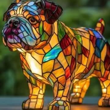 LED Table Lamp Animal Pattern Decorative USB Powered with Warm Light 11