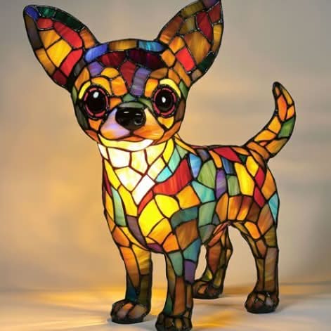 LED Table Lamp Animal Pattern Decorative USB Powered with Warm Light 12