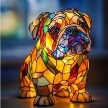 LED Table Lamp Animal Pattern Decorative USB Powered with Warm Light 14