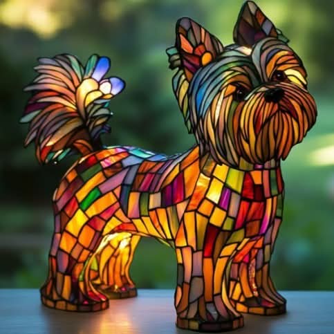 LED Table Lamp Animal Pattern Decorative USB Powered with Warm Light 21