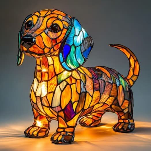 LED Table Lamp Animal Pattern Decorative USB Powered with Warm Light 22