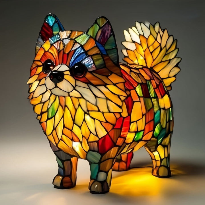 LED Table Lamp Animal Pattern Decorative USB Powered with Warm Light 25