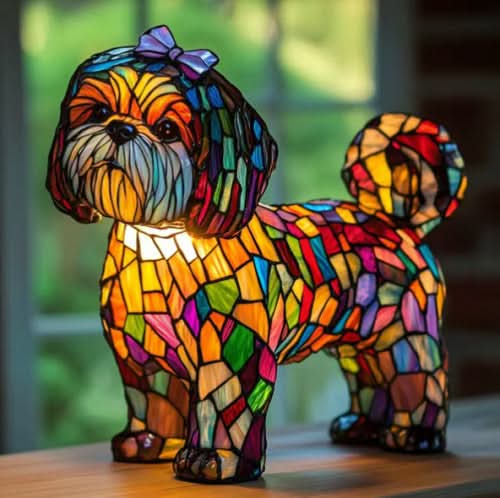 LED Table Lamp Animal Pattern Decorative USB Powered with Warm Light 26