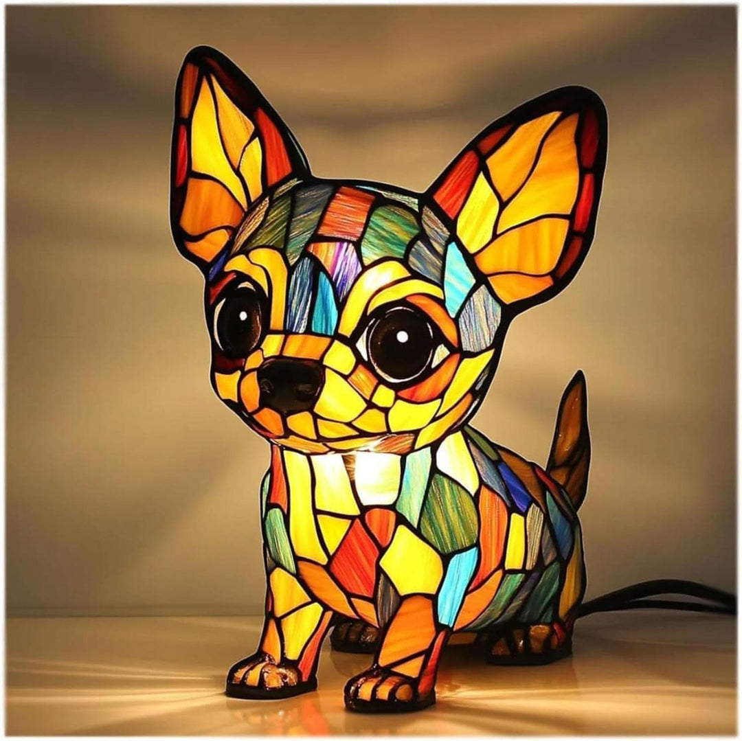 LED Table Lamp Animal Pattern Decorative USB Powered with Warm Light 28