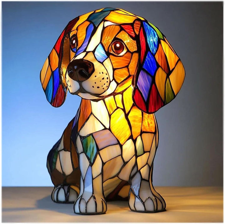 LED Table Lamp Animal Pattern Decorative USB Powered with Warm Light 5
