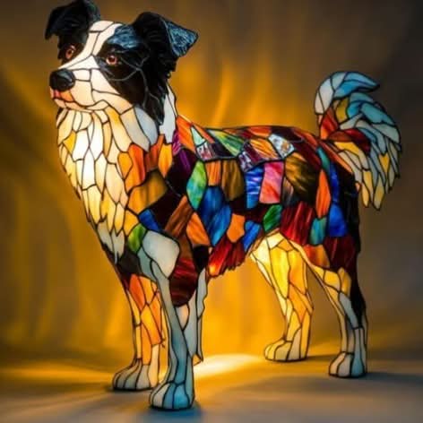 LED Table Lamp Animal Pattern Decorative USB Powered with Warm Light 6