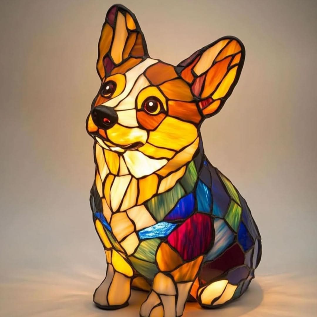 LED Table Lamp Animal Pattern Decorative USB Powered with Warm Light 8