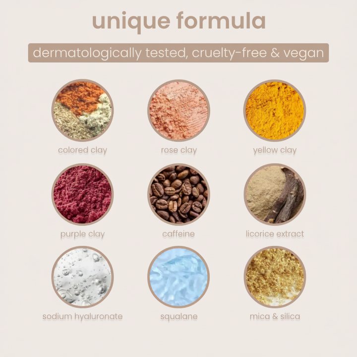 Undereye Corrector Clay Formula | 4 Adapting Shades for All Skin Tones | Brightens Dark Circles Without Creasing 5