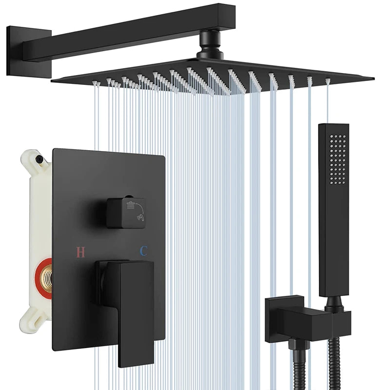 Concealed Rain & Waterfall Shower System