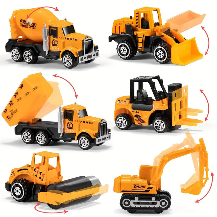 Construction Toy Set | Vehicles &amp; Assembly Tools | Non-Toxic | STEM Learning | Ages 3+