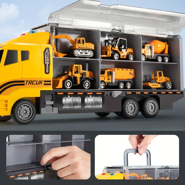 Construction Toy Set | Vehicles &amp; Assembly Tools | Non-Toxic | STEM Learning | Ages 3+