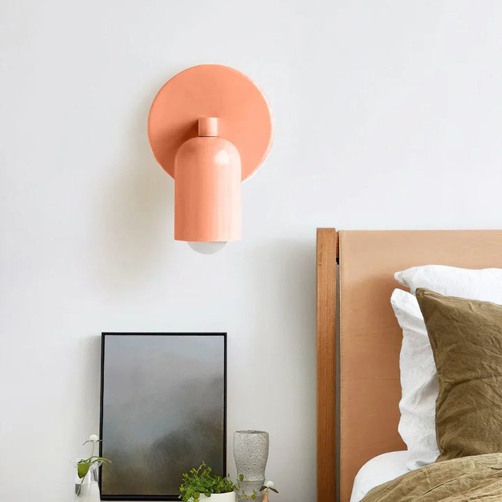 Contemporary Iron | Mini LED Wall Sconce with Matte Finish