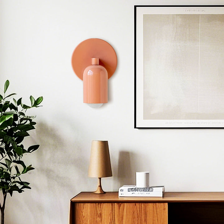 Contemporary Iron | Mini LED Wall Sconce with Matte Finish
