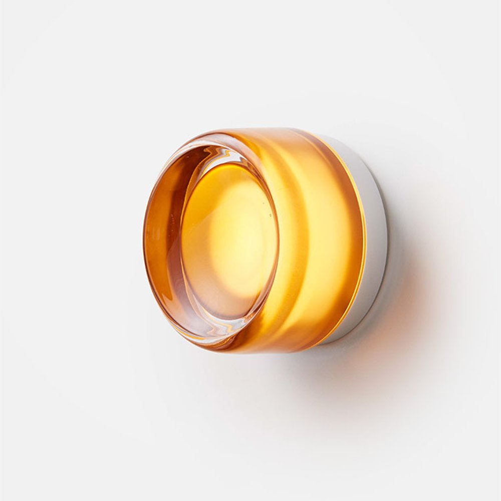 Contemporary Wall Sconce Lighting with Dimple Glass Design | Energy-Efficient LED Wall Lamp for Stylish Illumination 0