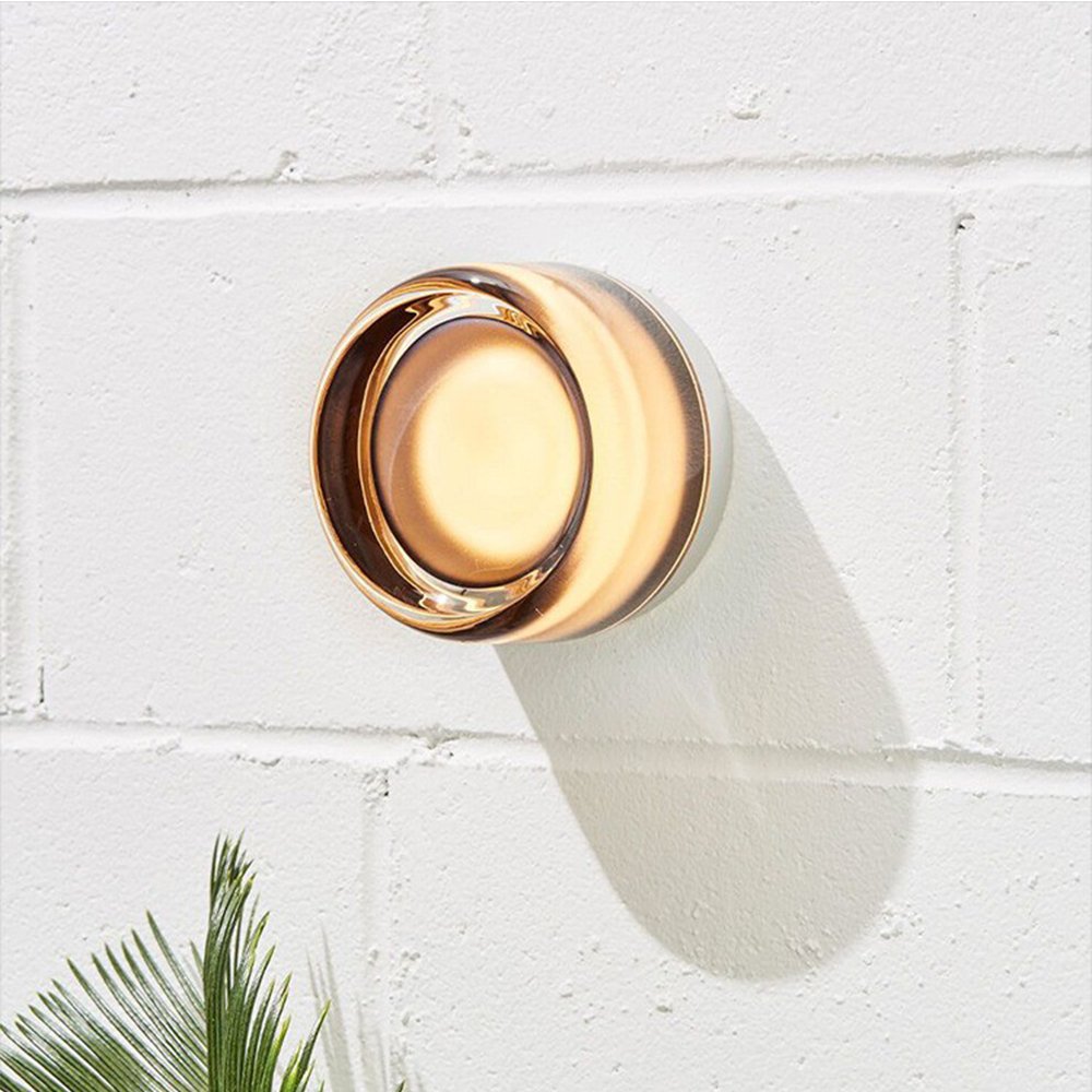 Contemporary Wall Sconce Lighting with Dimple Glass Design | Energy-Efficient LED Wall Lamp for Stylish Illumination 10