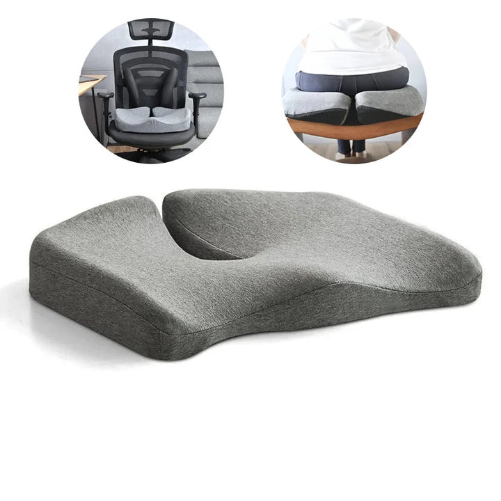 Contoured Memory Foam Seat Cushion for Office, Home and Car Chairs 0