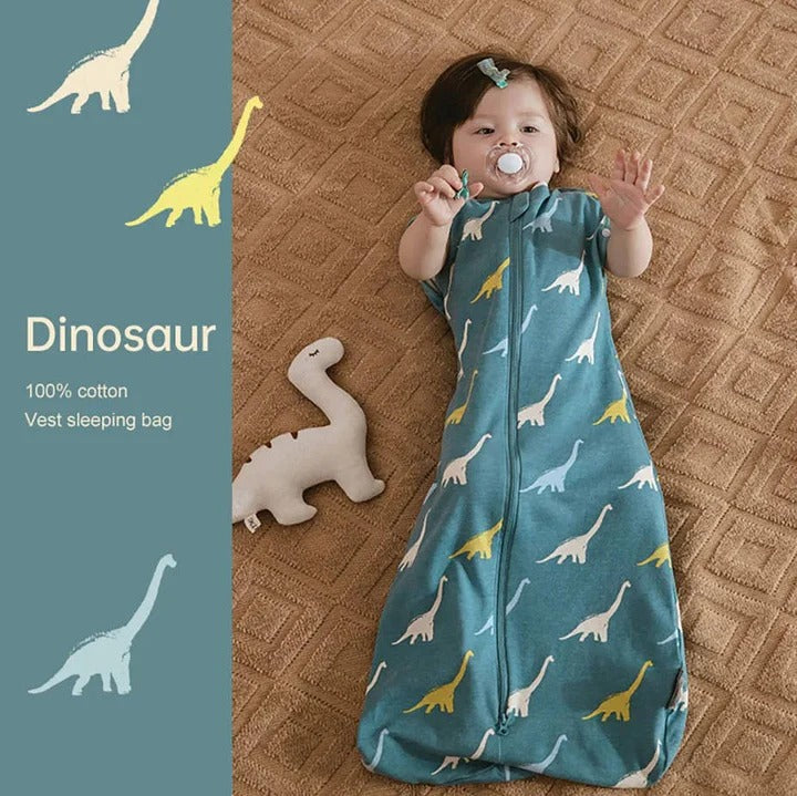 Convertible Baby Sleeping Bag Dual Zipper Swaddle Sack