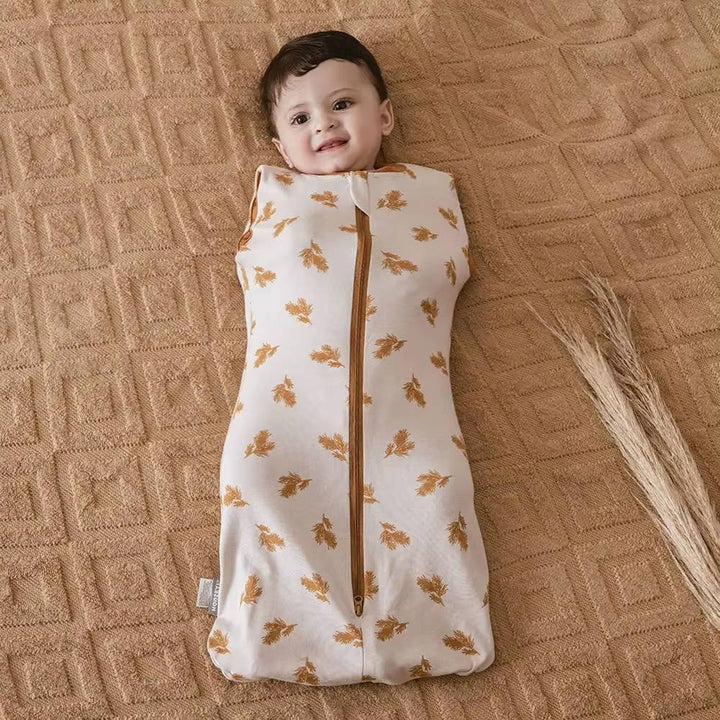 Convertible Baby Sleeping Bag Dual Zipper Swaddle Sack