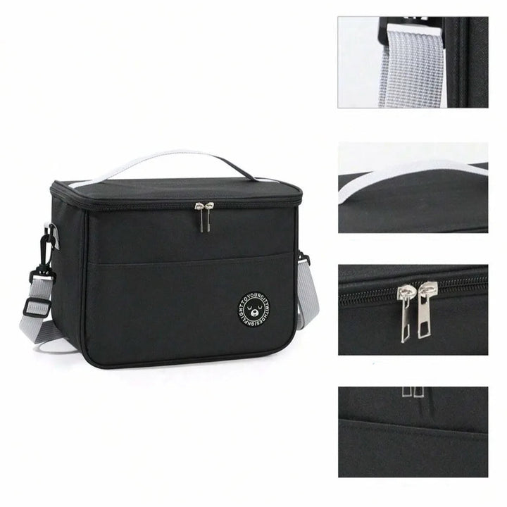 Cooler bag with carrying handle and shoulder strap 4