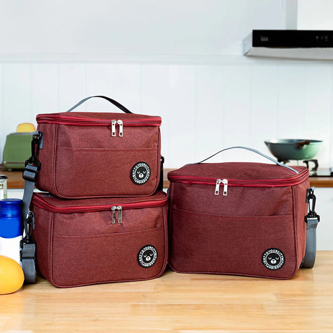 Cooler bag with carrying handle and shoulder strap 5