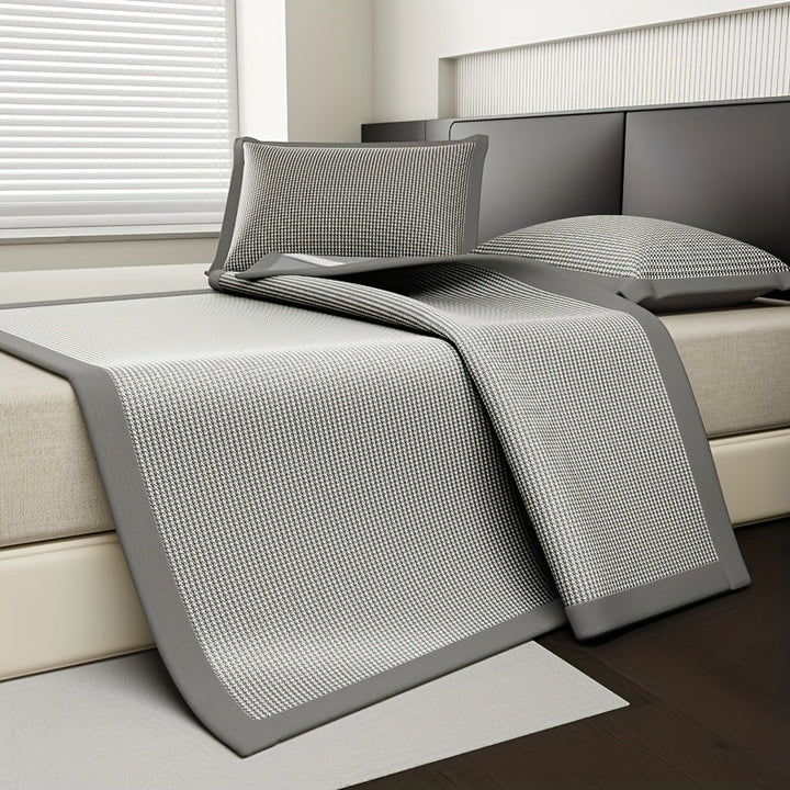 Cooling Mattress Protector Set – Ice Silk Fiber, 5 Sizes, Washable 3