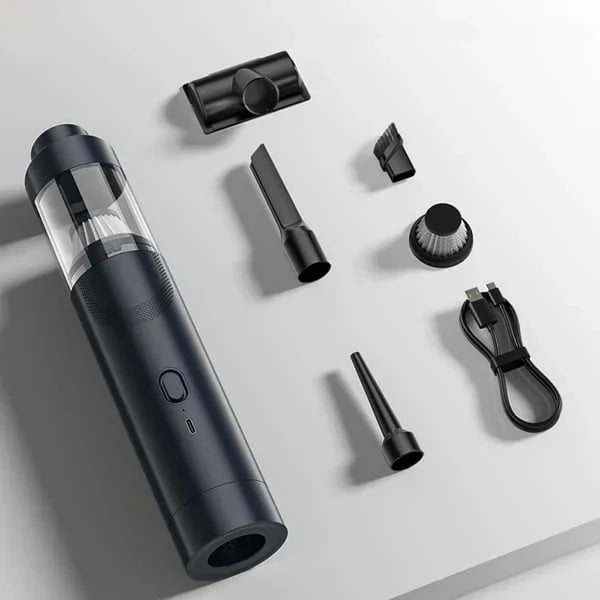 Cordless Car Vacuum | Handheld Body, Angled Crevice Nozzle