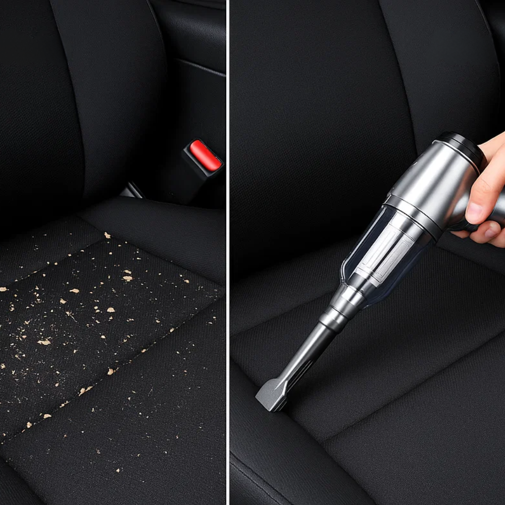 Cordless Handheld Car Vacuum Cleaner | 95,000PA Suction, Vacuum &amp; Blower | 20-Day Battery, USB-C Charging, 6 Attachments