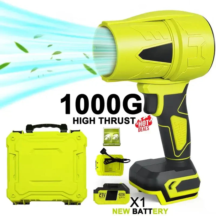 Cordless Leaf Blower | 700g or 1000g Air Thrust | Lightweight Handheld Design for Garden, Garage and Car Cleaning