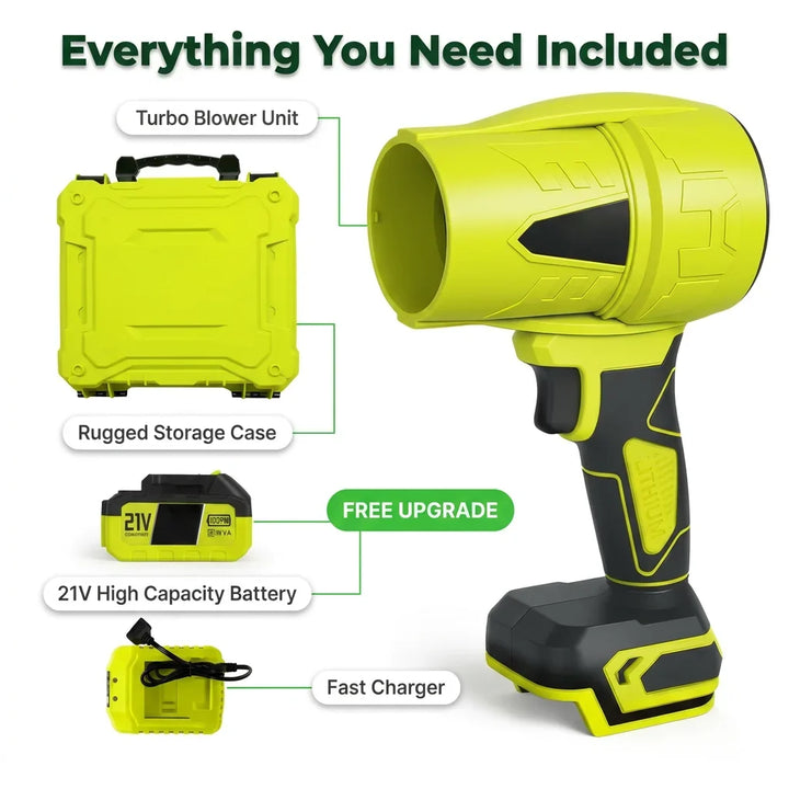 Cordless Leaf Blower | 700g or 1000g Air Thrust | Lightweight Handheld Design for Garden, Garage and Car Cleaning