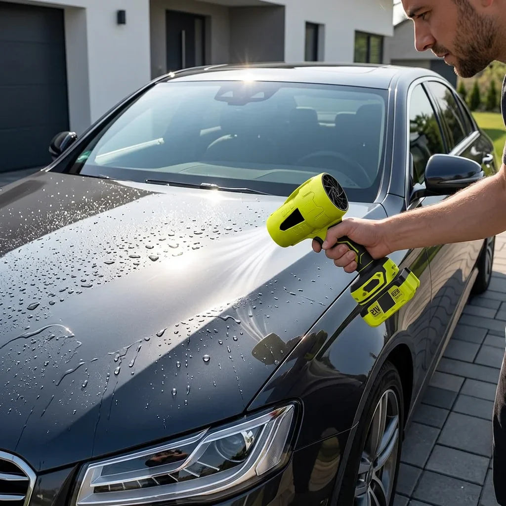 Cordless Leaf Blower | 700g or 1000g Air Thrust | Lightweight Handheld Design for Garden, Garage and Car Cleaning