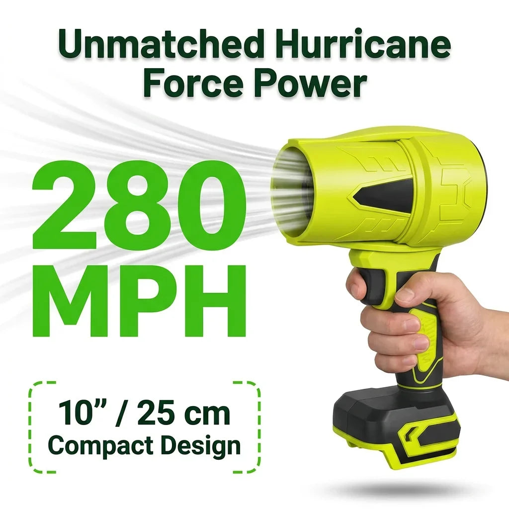 Cordless Leaf Blower | 700g or 1000g Air Thrust | Lightweight Handheld Design for Garden, Garage and Car Cleaning