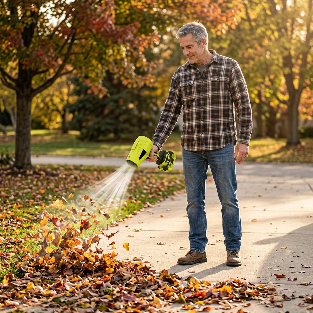 Cordless Leaf Blower | 700g or 1000g Air Thrust | Lightweight Handheld Design for Garden, Garage and Car Cleaning