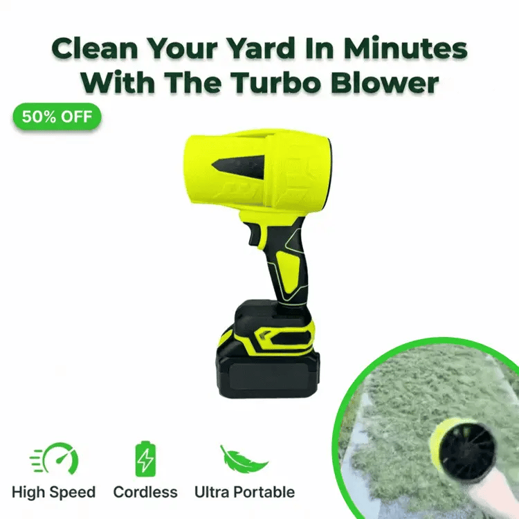 Cordless Leaf Blower | 700g or 1000g Air Thrust | Lightweight Handheld Design for Garden, Garage and Car Cleaning