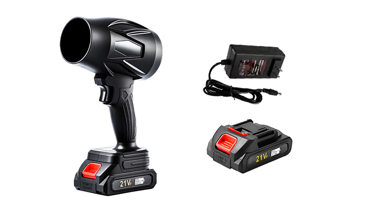 Cordless Leaf &amp; Snow Blower | 1050W Motor, 20,000 RPM Turbofan | 5000mAh Battery, Maintenance-Free, Lightweight Design
