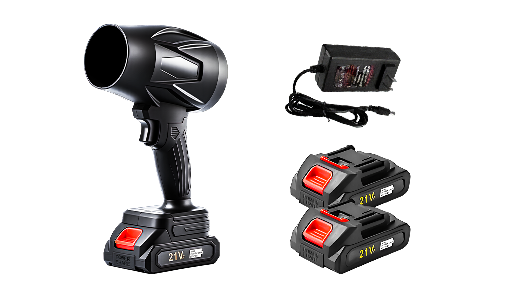 Cordless Leaf &amp; Snow Blower | 1050W Motor, 20,000 RPM Turbofan | 5000mAh Battery, Maintenance-Free, Lightweight Design
