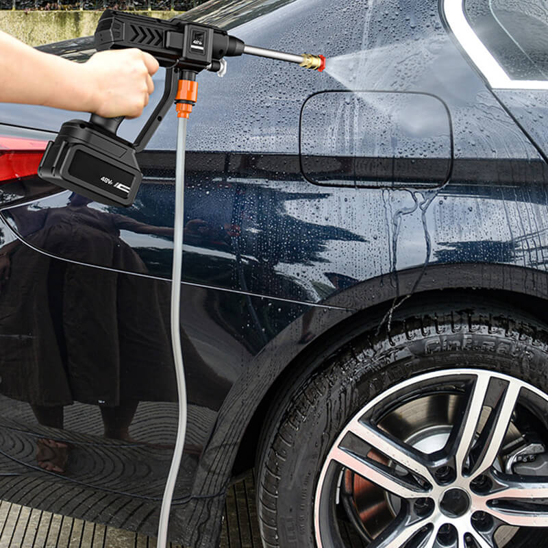 Cordless Pressure Washer | 30 Bar | 3-in-1 Nozzle | 35000mAh | 160 Min Battery | Lightweight