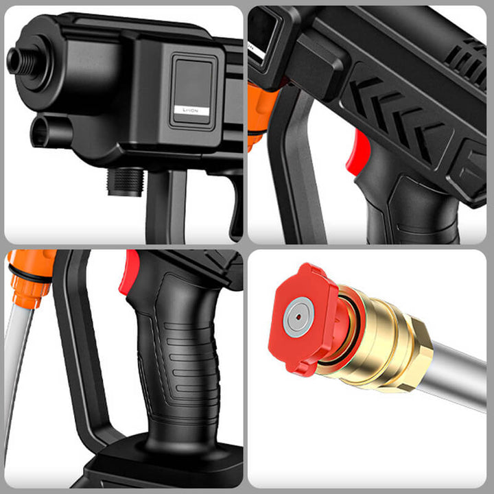 Cordless Pressure Washer | 30 Bar | 3-in-1 Nozzle | 35000mAh | 160 Min Battery | Lightweight