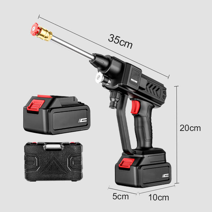 Cordless Pressure Washer | 30 Bar | 3-in-1 Nozzle | 35000mAh | 160 Min Battery | Lightweight