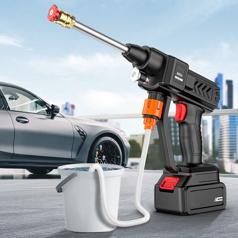 Cordless Pressure Washer | 30 Bar | 3-in-1 Nozzle | 35000mAh | 160 Min Battery | Lightweight