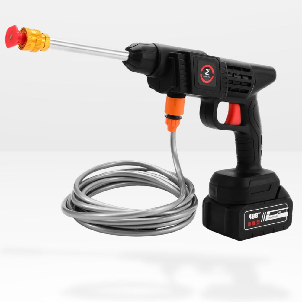 Cordless Pressure Washer | 50 Bar | 21V 10000mAh | 10m Jet Range | 60 Min Battery | Car & Patio