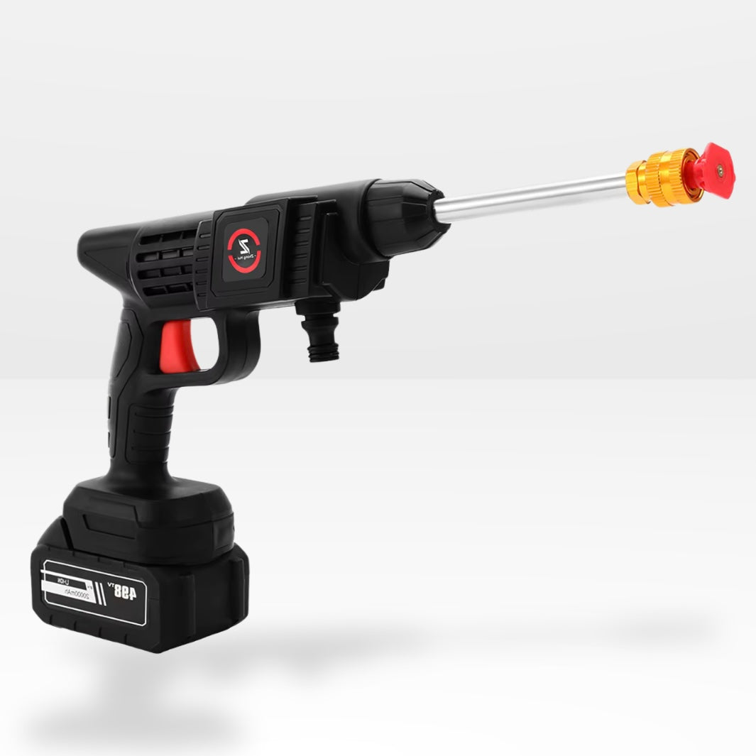 Cordless Pressure Washer | 50 Bar | 21V 10000mAh | 10m Jet Range | 60 Min Battery | Car &amp; Patio
