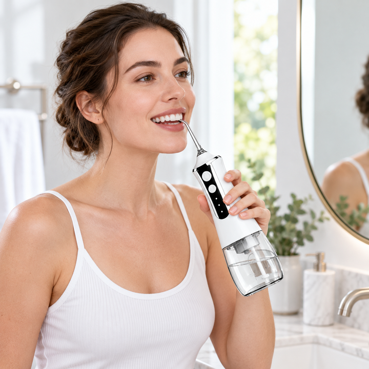 Cordless Water Flosser | 40-130 PSI, 3 Modes, 300 ml Tank | Multiple Nozzles for Braces, Gumline &amp; Everyday Oral Care 6