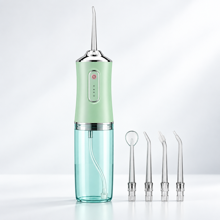 Cordless Water Flosser Rechargeable | Replaceable Nozzles | Gentle Gumline Clean for Sensitive Teeth and Fresh Breath 3