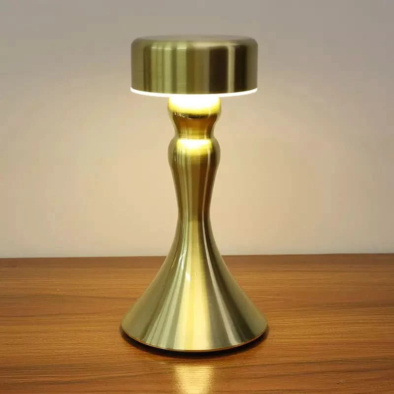 Cordless Table Lamp LED Rechargeable Touch Dimmer Wireless Charging 0