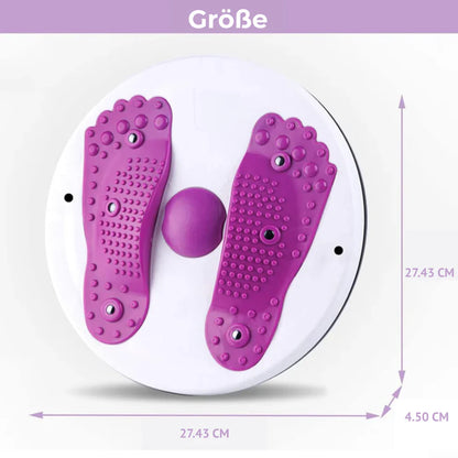 PowerTwist Sculpting Waist Plate | Waist & Ab Toning Twist Board