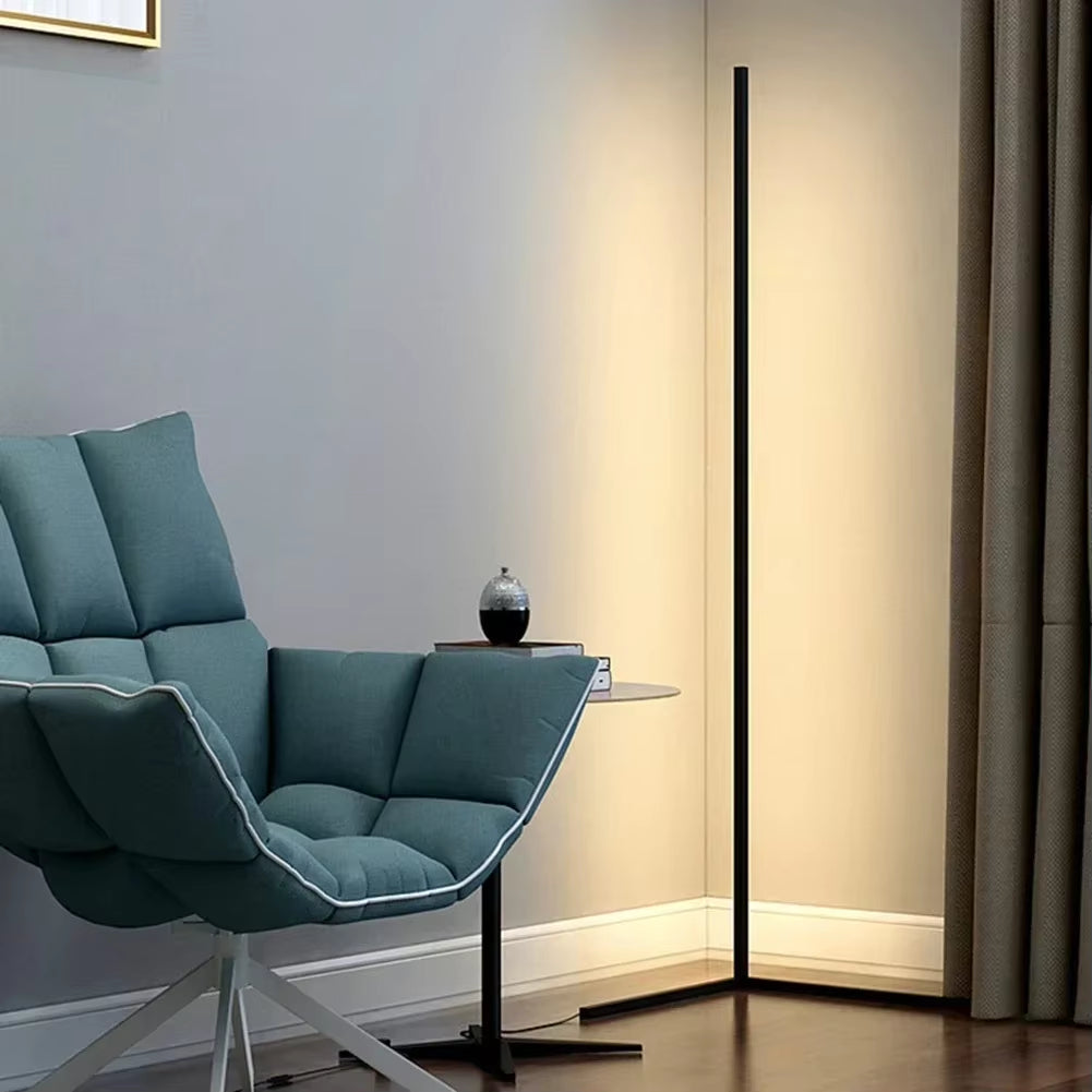 Corner Floor Lamp | Slim Upright Bar, App And Remote